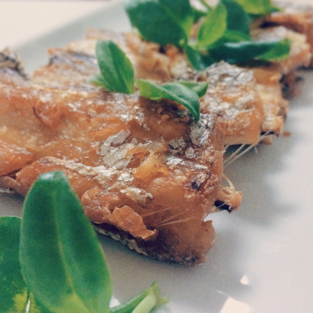 葱炸带鱼 （飞利浦空气炸锅）