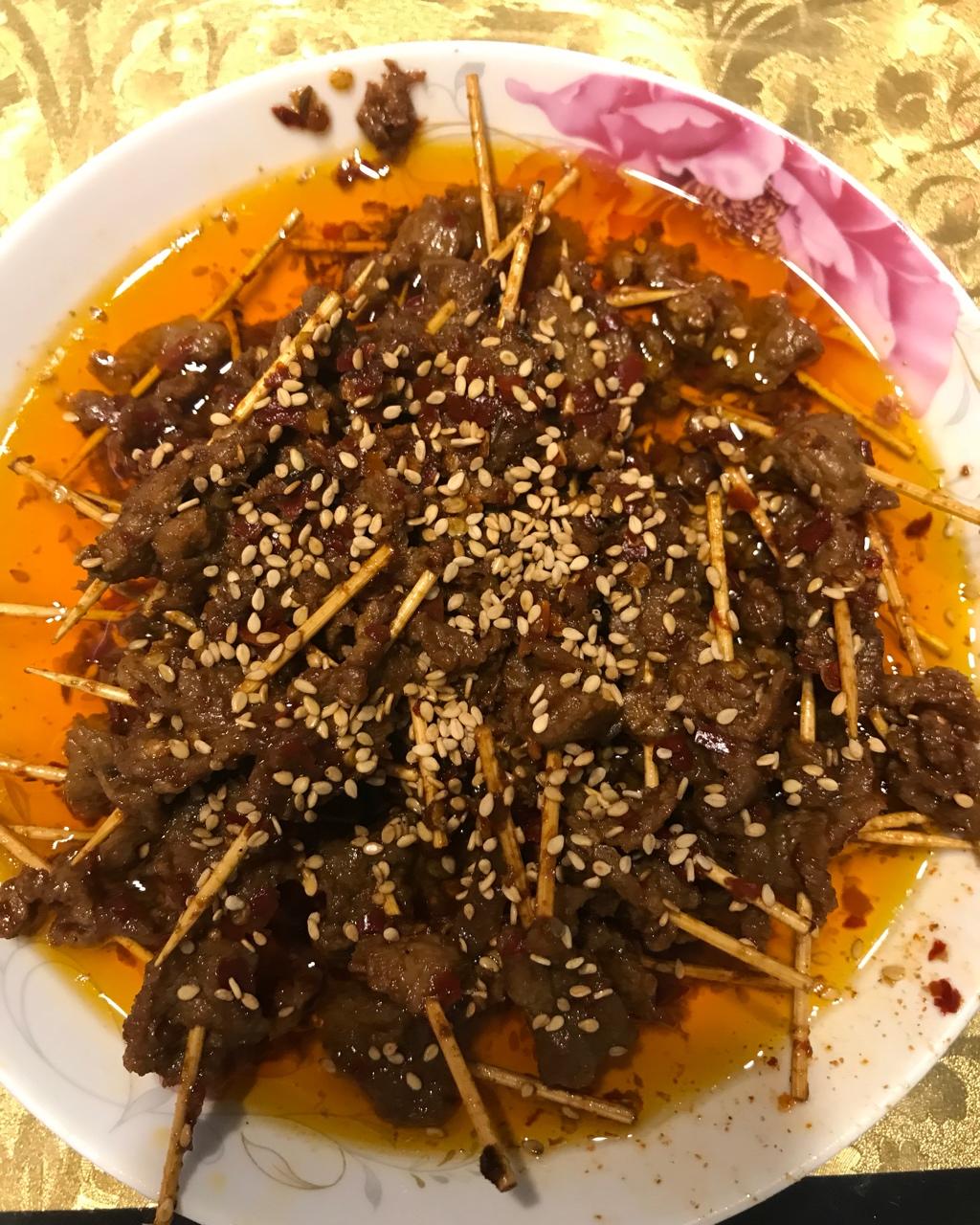 牙签牛肉串-湖南口味