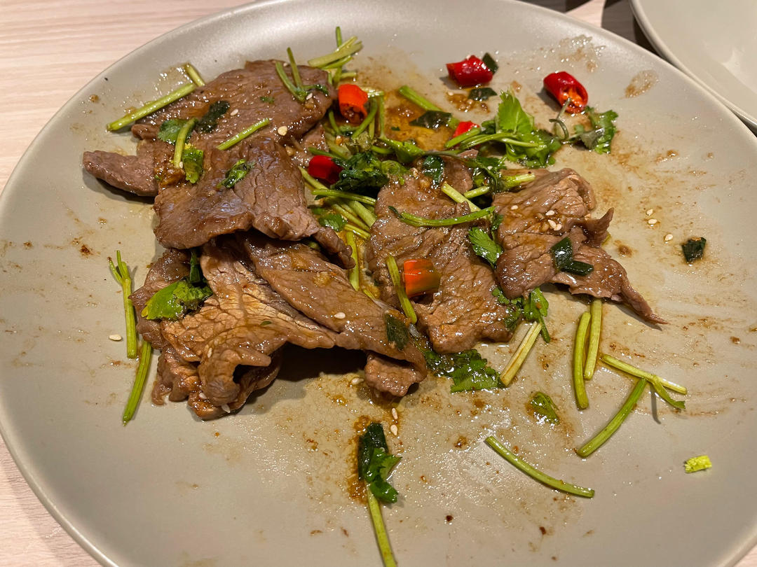 香菜拌牛肉