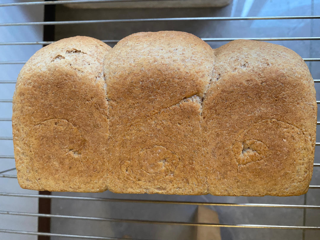 100%全麦吐司（无糖无油）