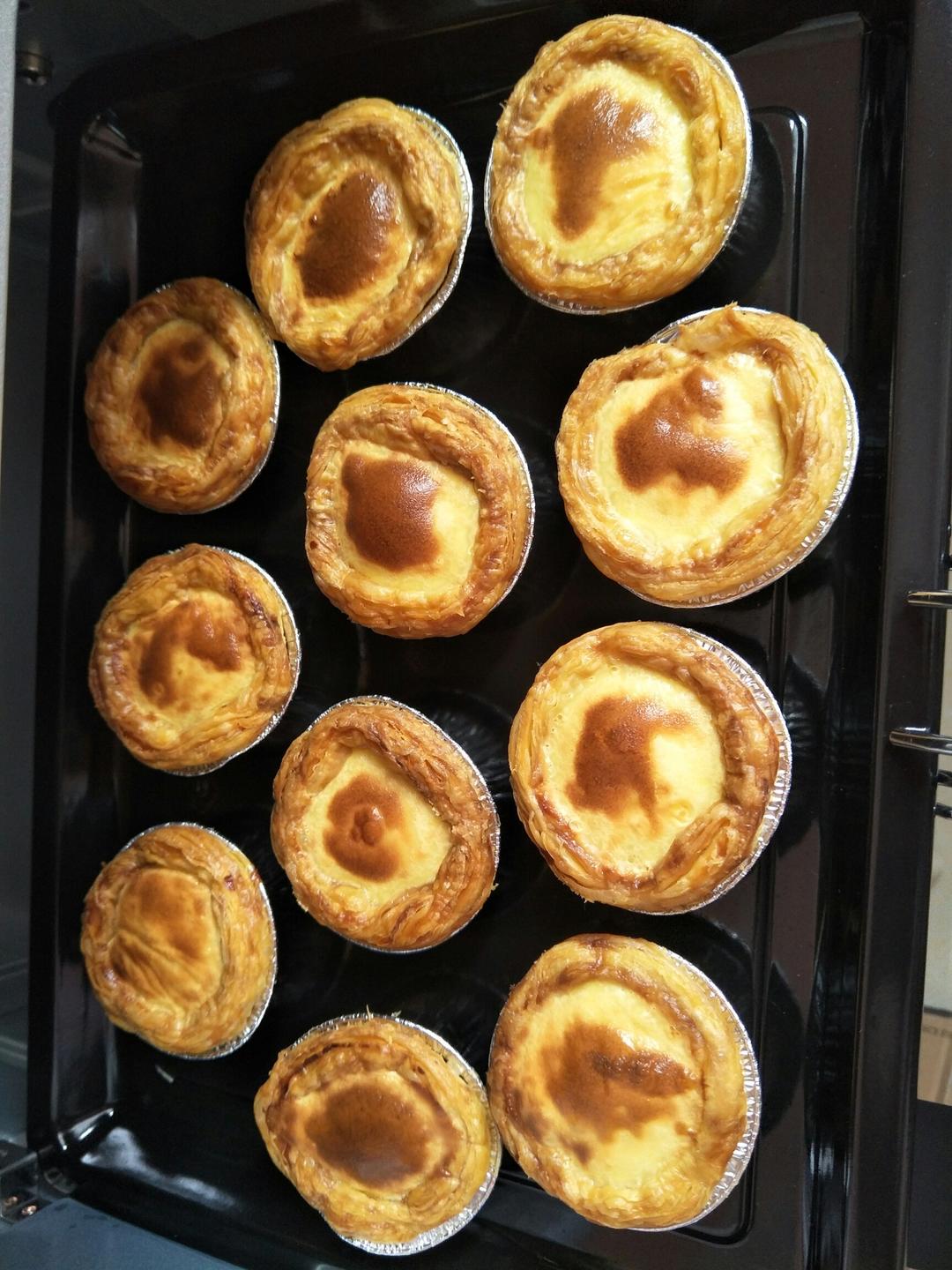 柚子萌兔做的全蛋版蛋挞