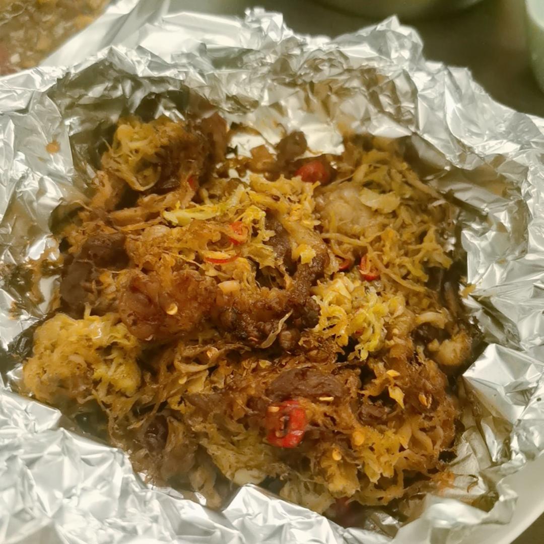 烤箱版锡纸酸菜