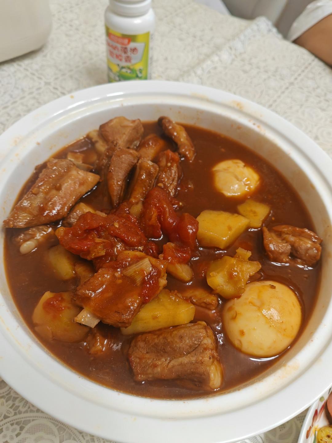 舔盘番茄排骨