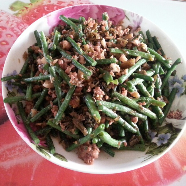 豇豆肉末
