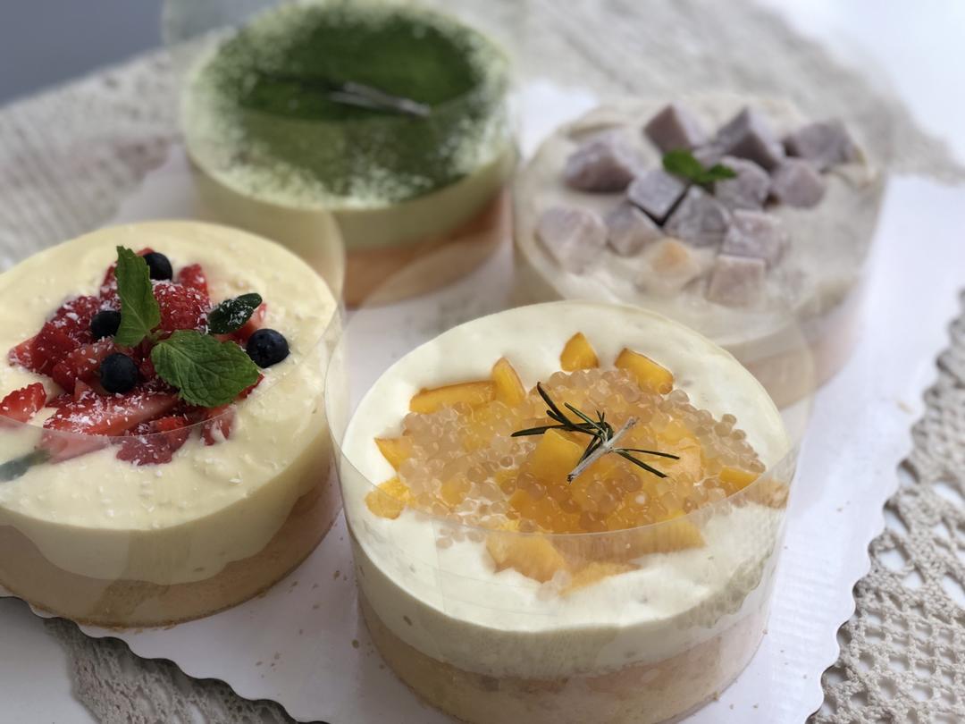 杨枝甘露爆浆蛋糕