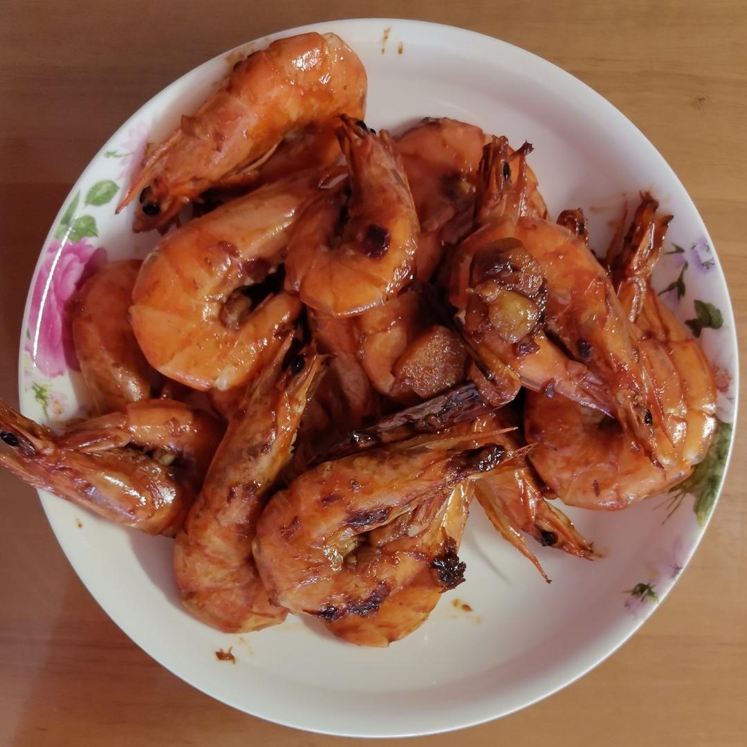 听说这是小朋友最爱吃的红烧虾🦐