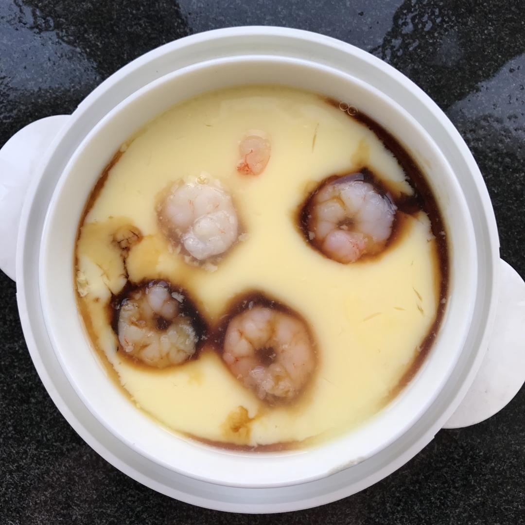 虾仁炖蛋