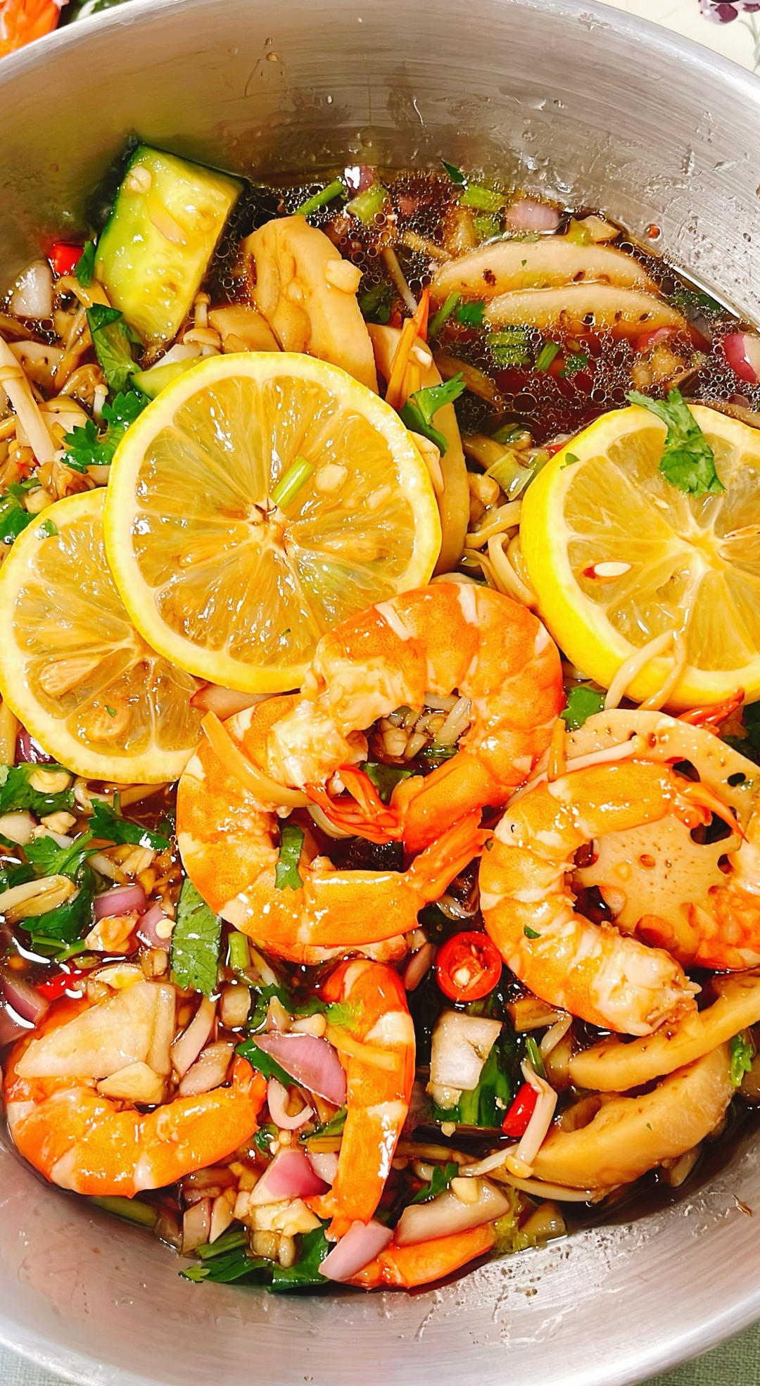 酸辣柠檬🍋虾🦐