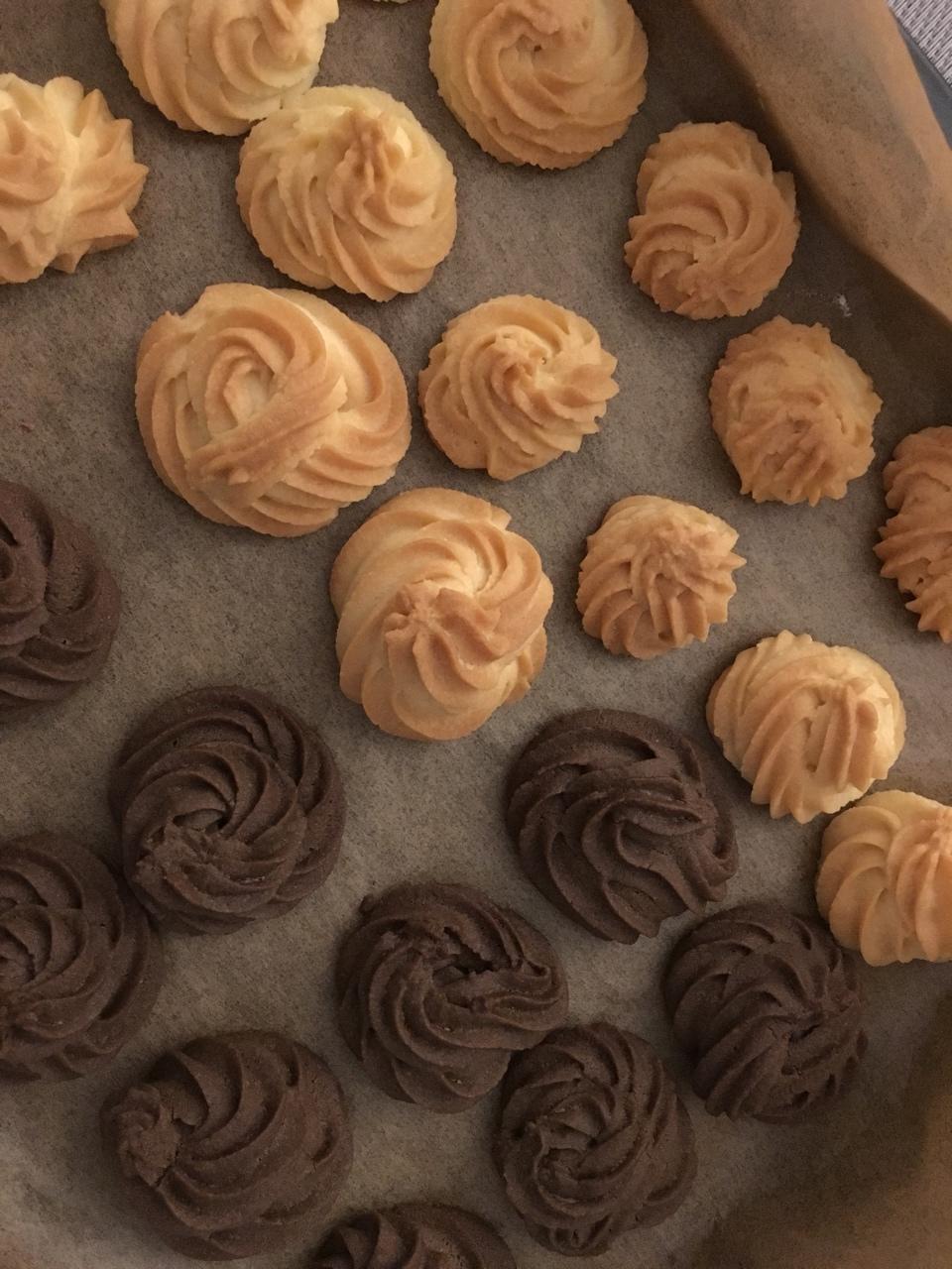 (珍妮曲奇+网红曲奇)咖啡小花配方/烘焙视频饼干篇2