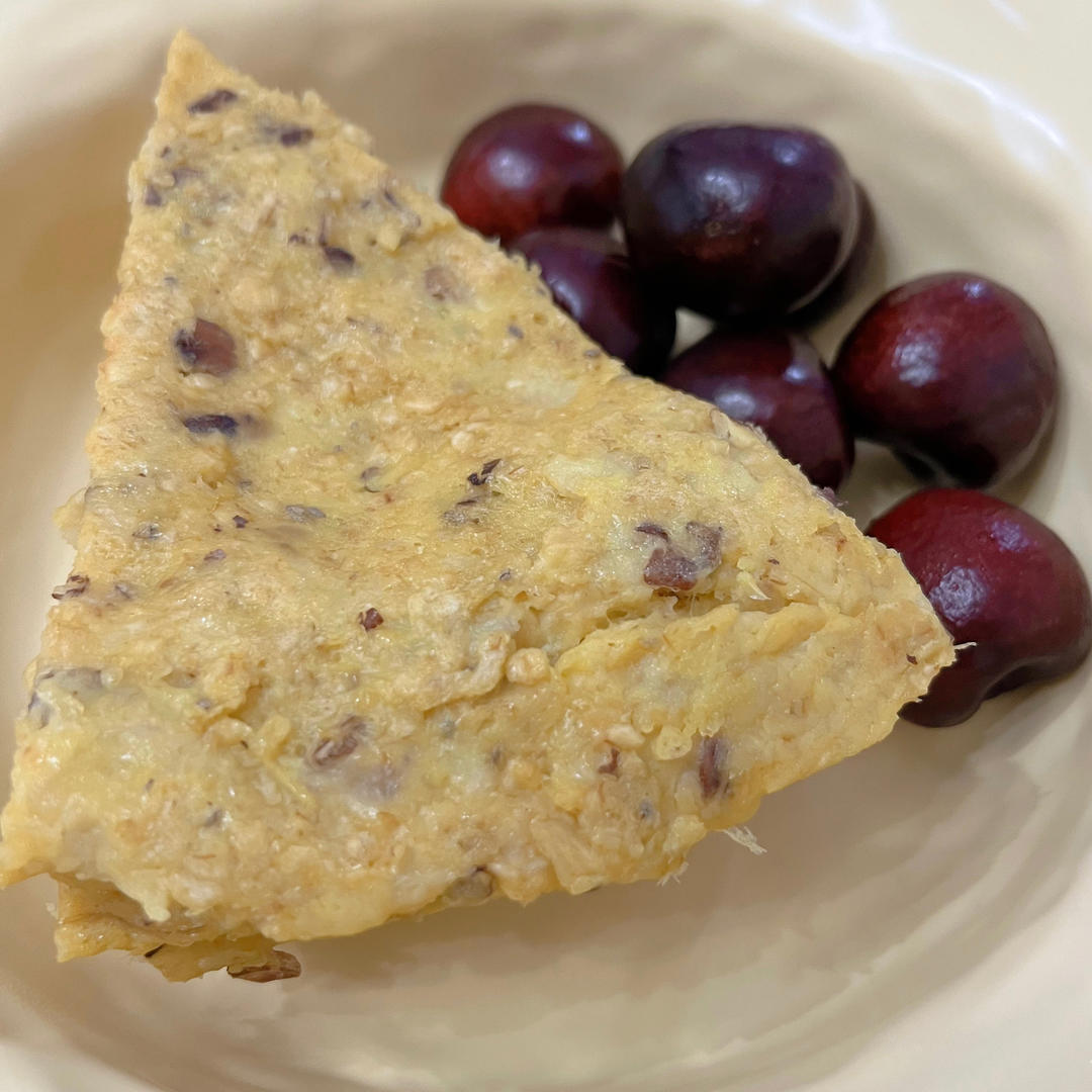 香蕉燕麦饼+香梨