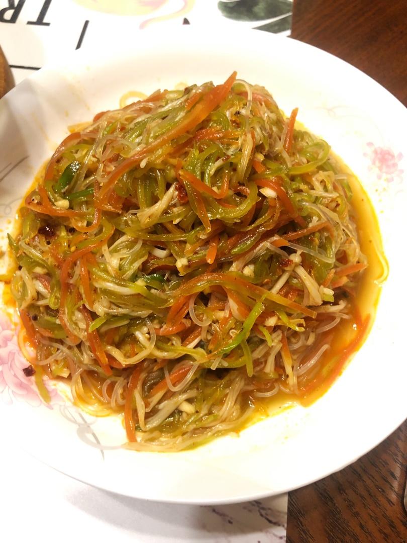 凉拌三丝