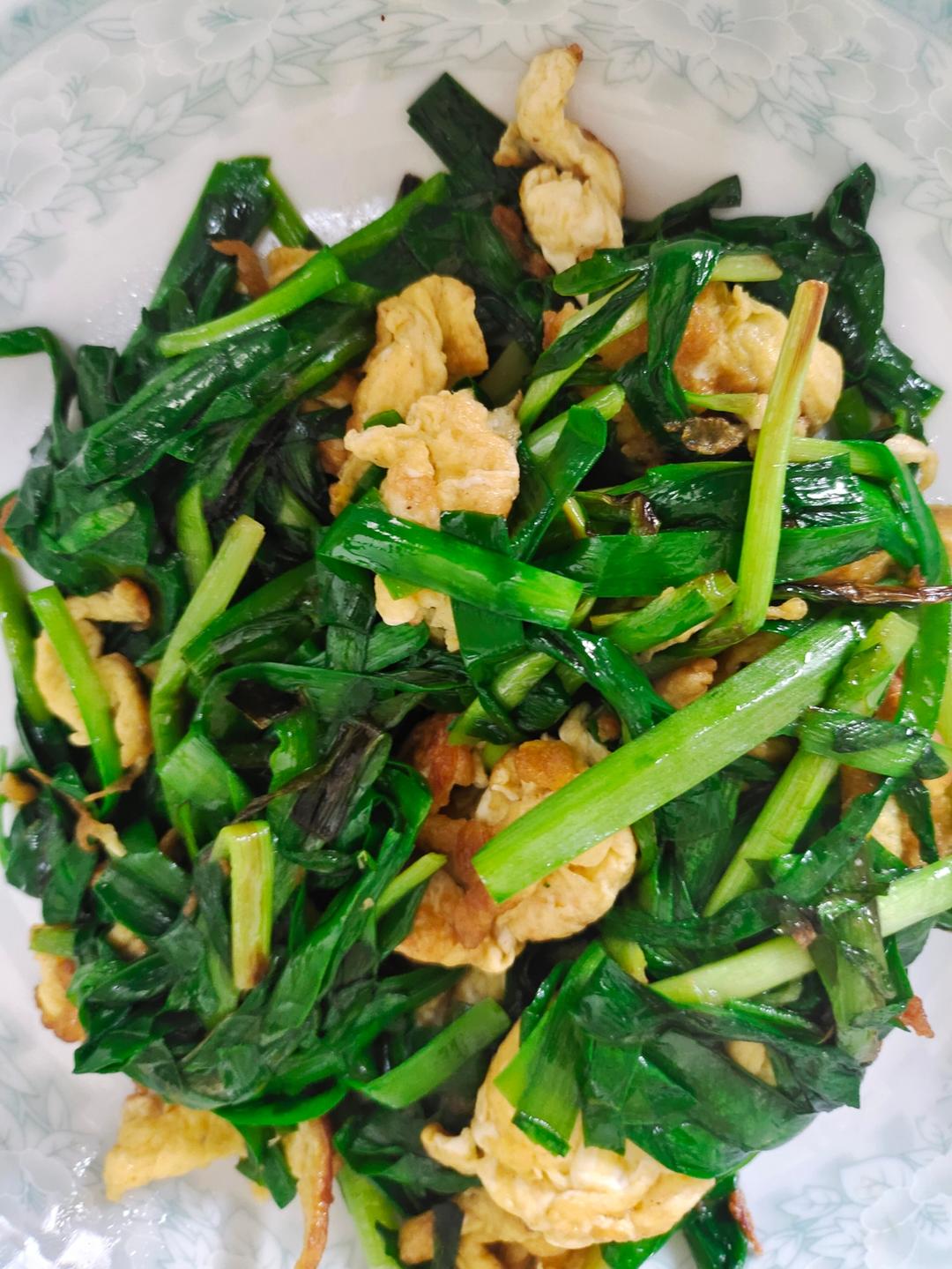 韭菜炒鸡蛋——三分钟快手下饭菜 掌握火候的秘诀