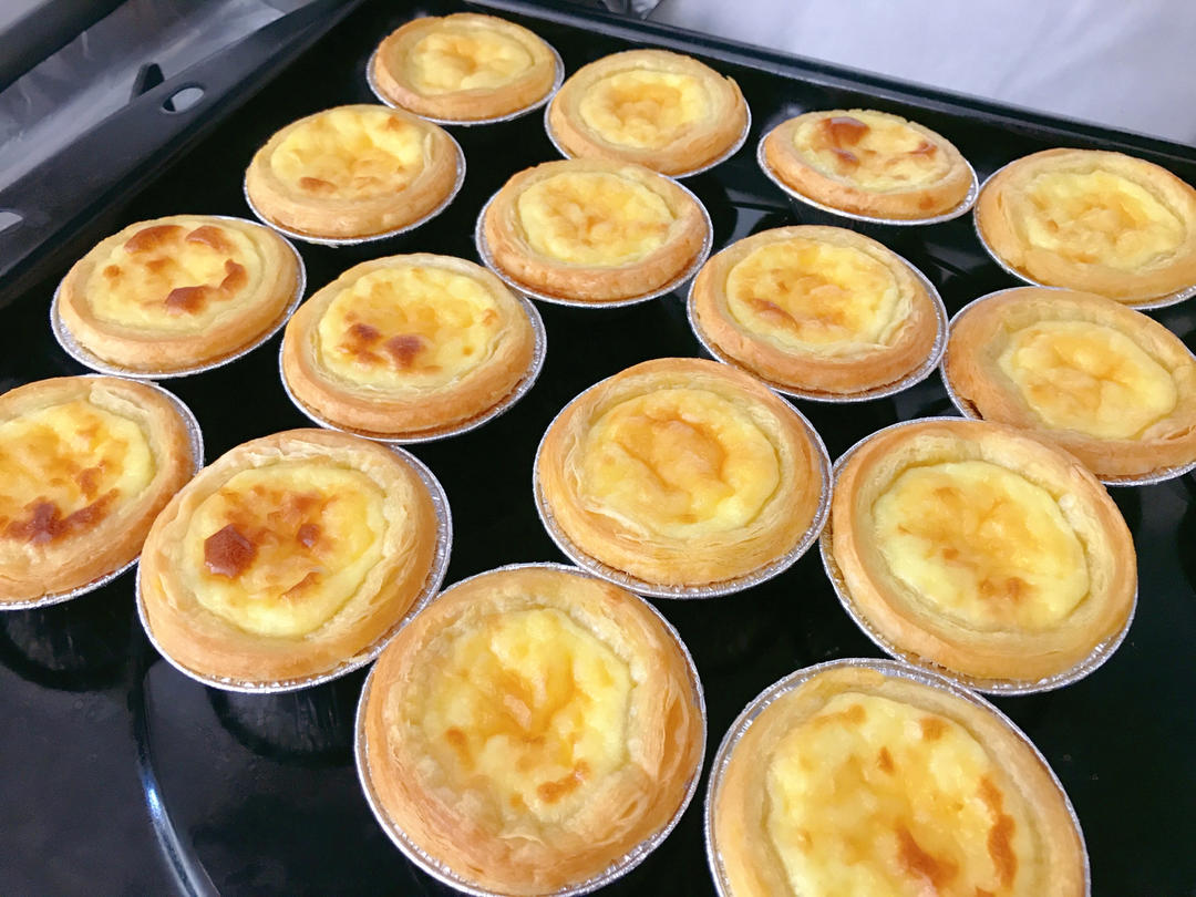 超嫩滑的葡式蛋挞(全蛋版)新手友好『秒杀KFC』