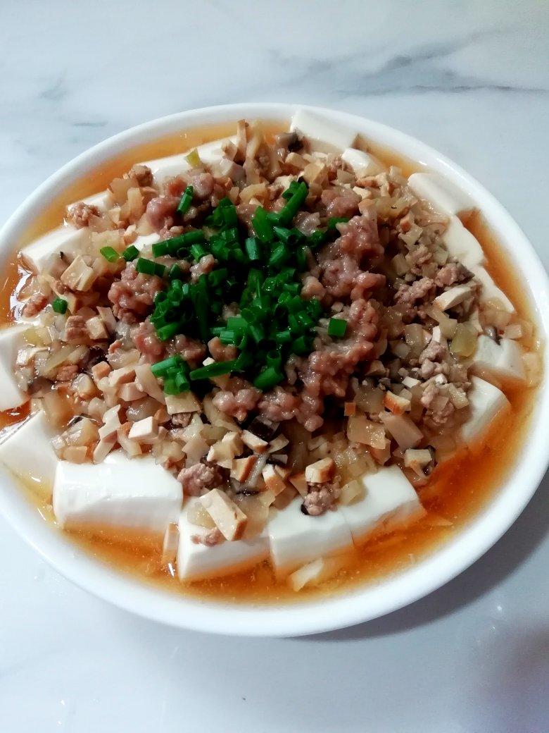 剁椒肉末蒸豆腐