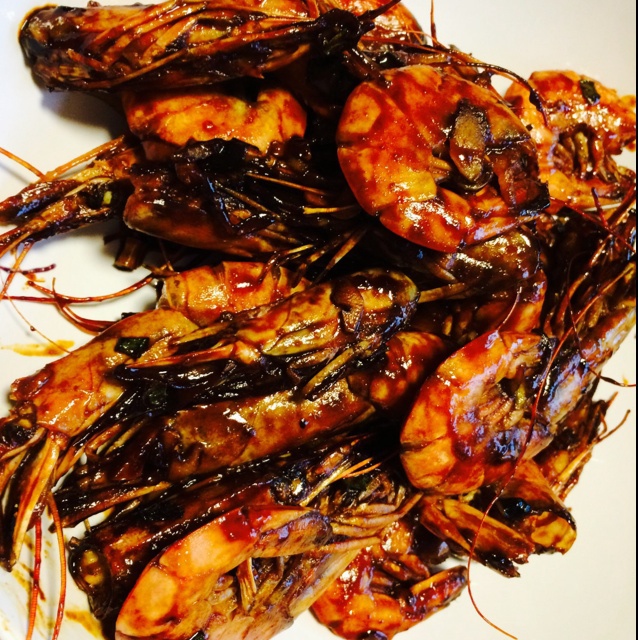 家常干烧阿根延大红虾
