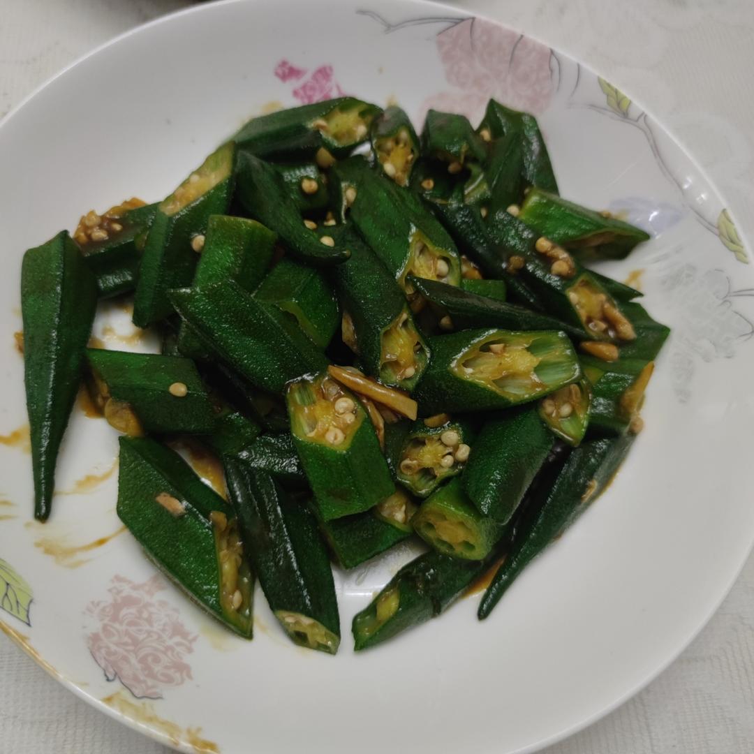 蚝油秋葵