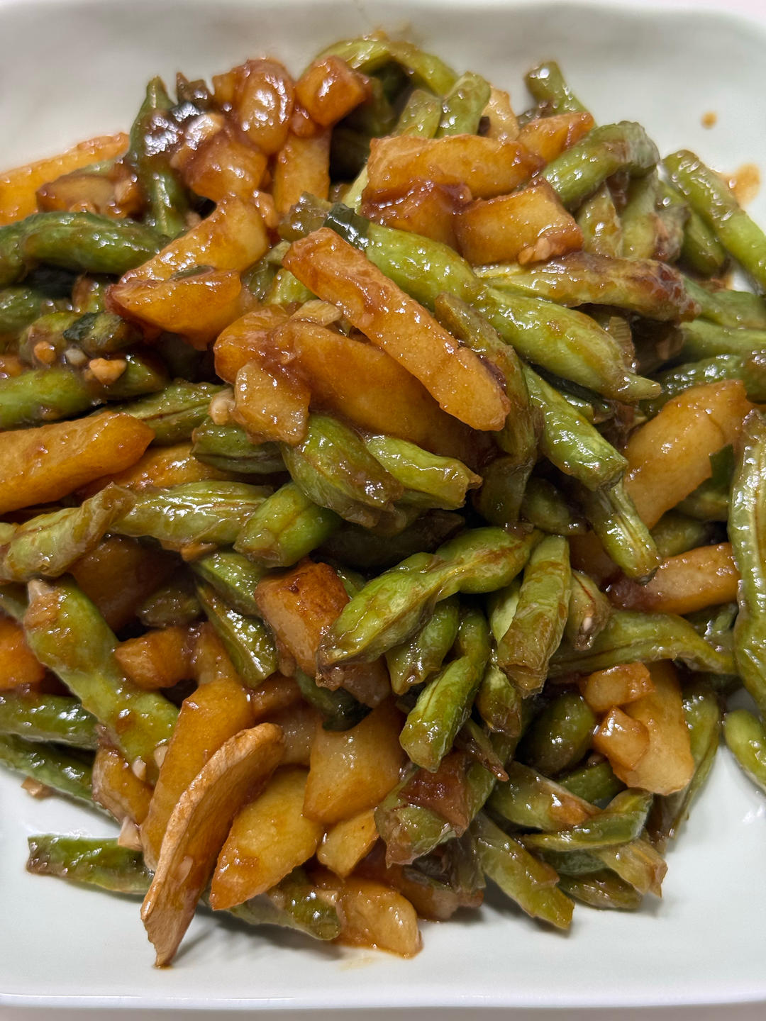 原图直出～土豆烧豆角