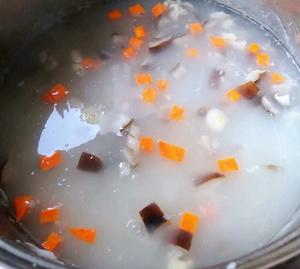 鸡腿香菇芹菜粥的做法 步骤9