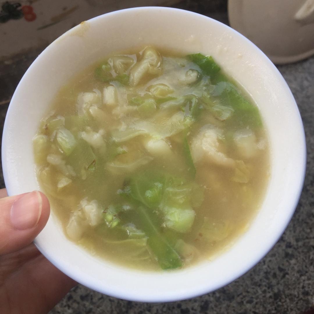 西红柿鸡蛋疙瘩汤