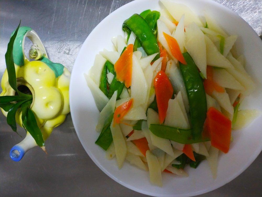 清炒山药片