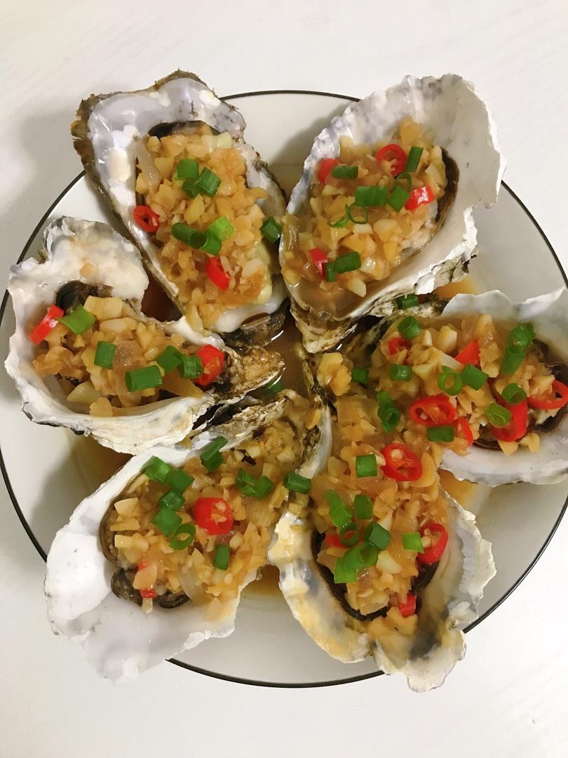 超简单～蒸蒜蓉生蚝