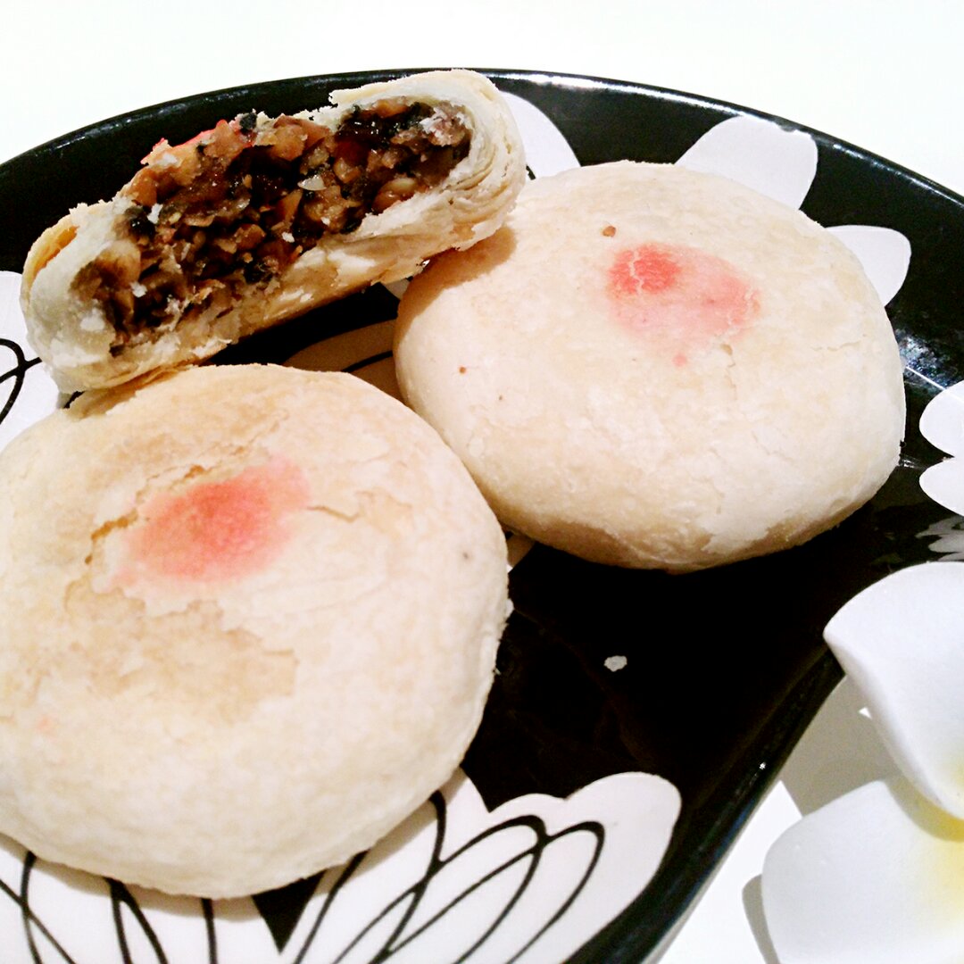 泳式鲜肉榨菜月饼