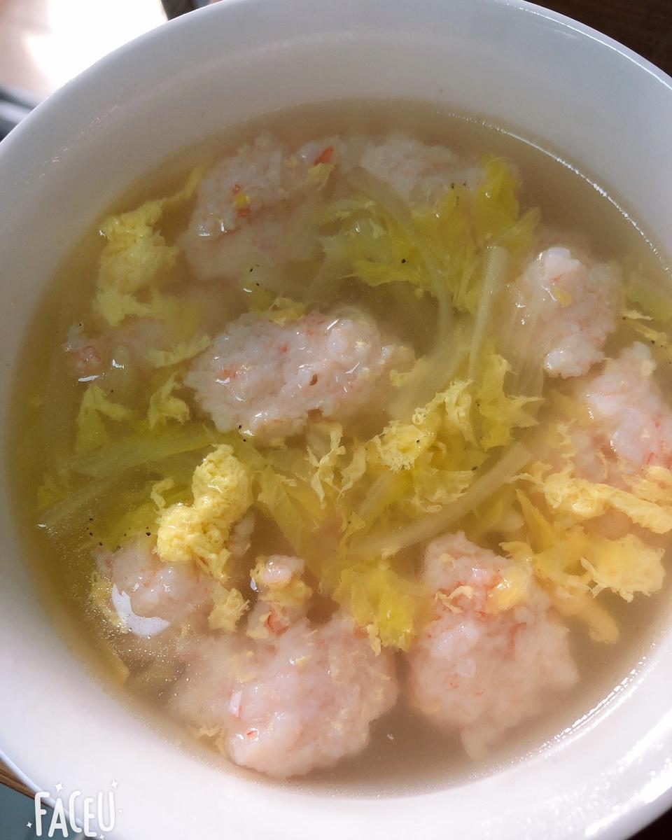 虾滑娃娃菜