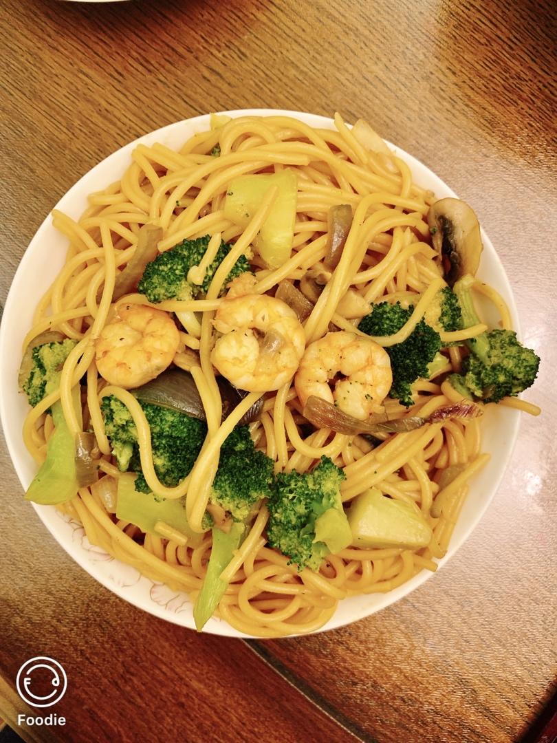 减脂|美味又低脂的虾油虾仁意大利面