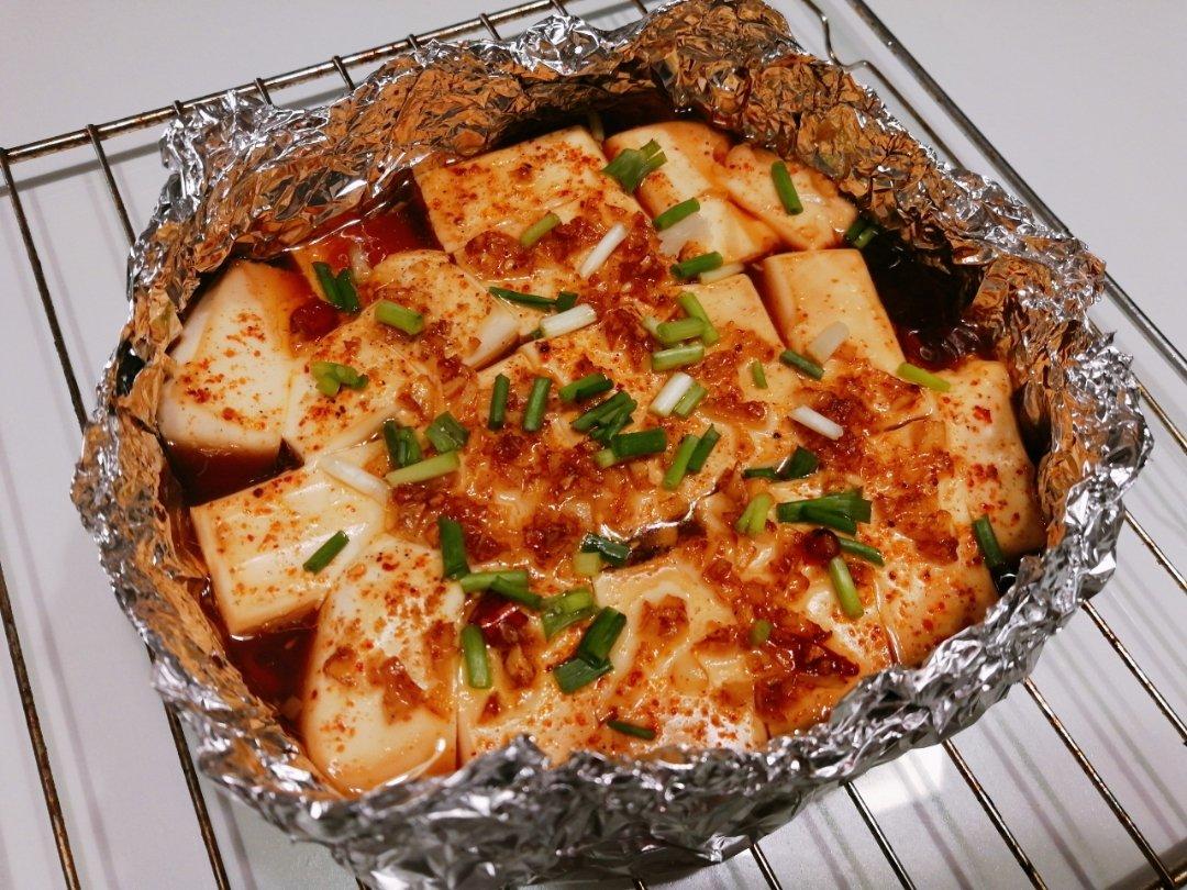 烧烤摊的招牌———锡纸烤豆腐