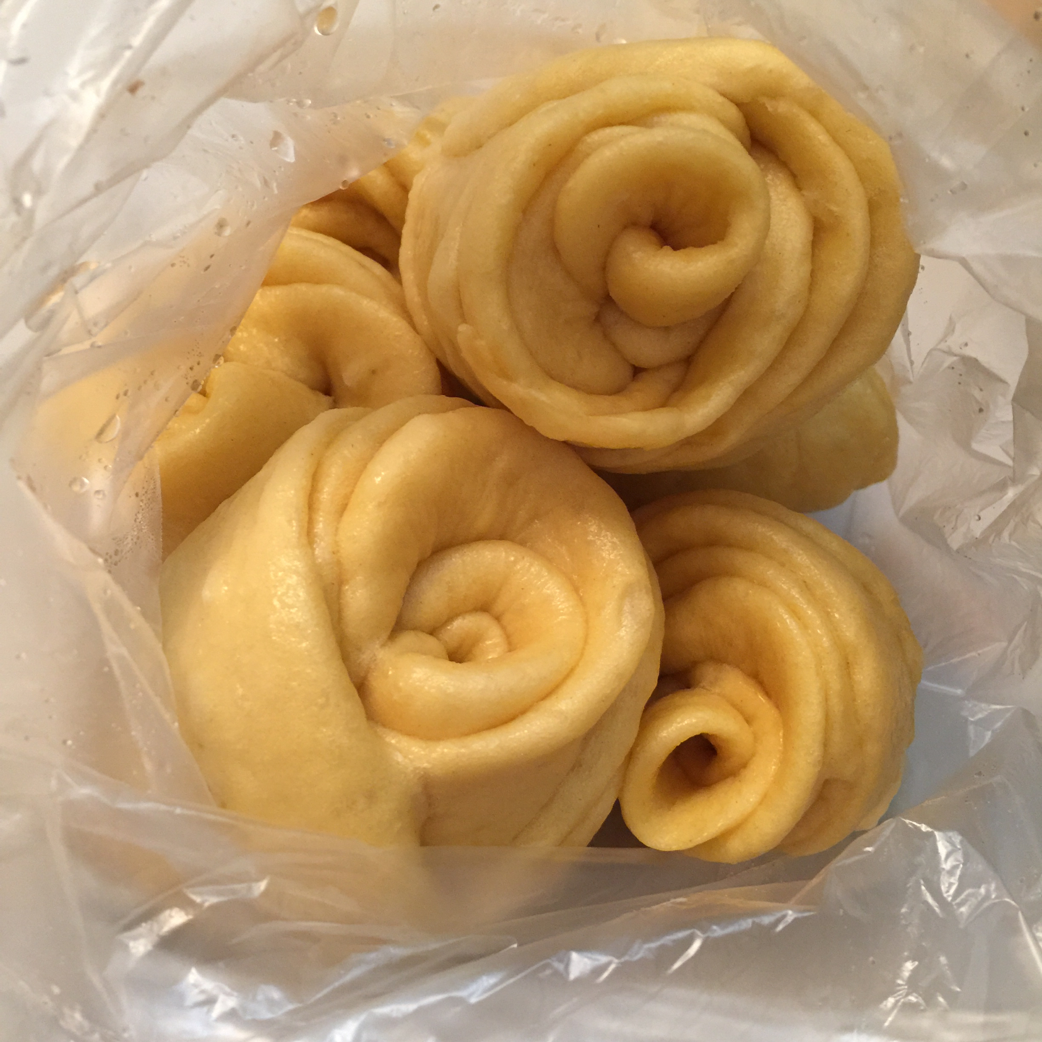 南瓜玫瑰馒头