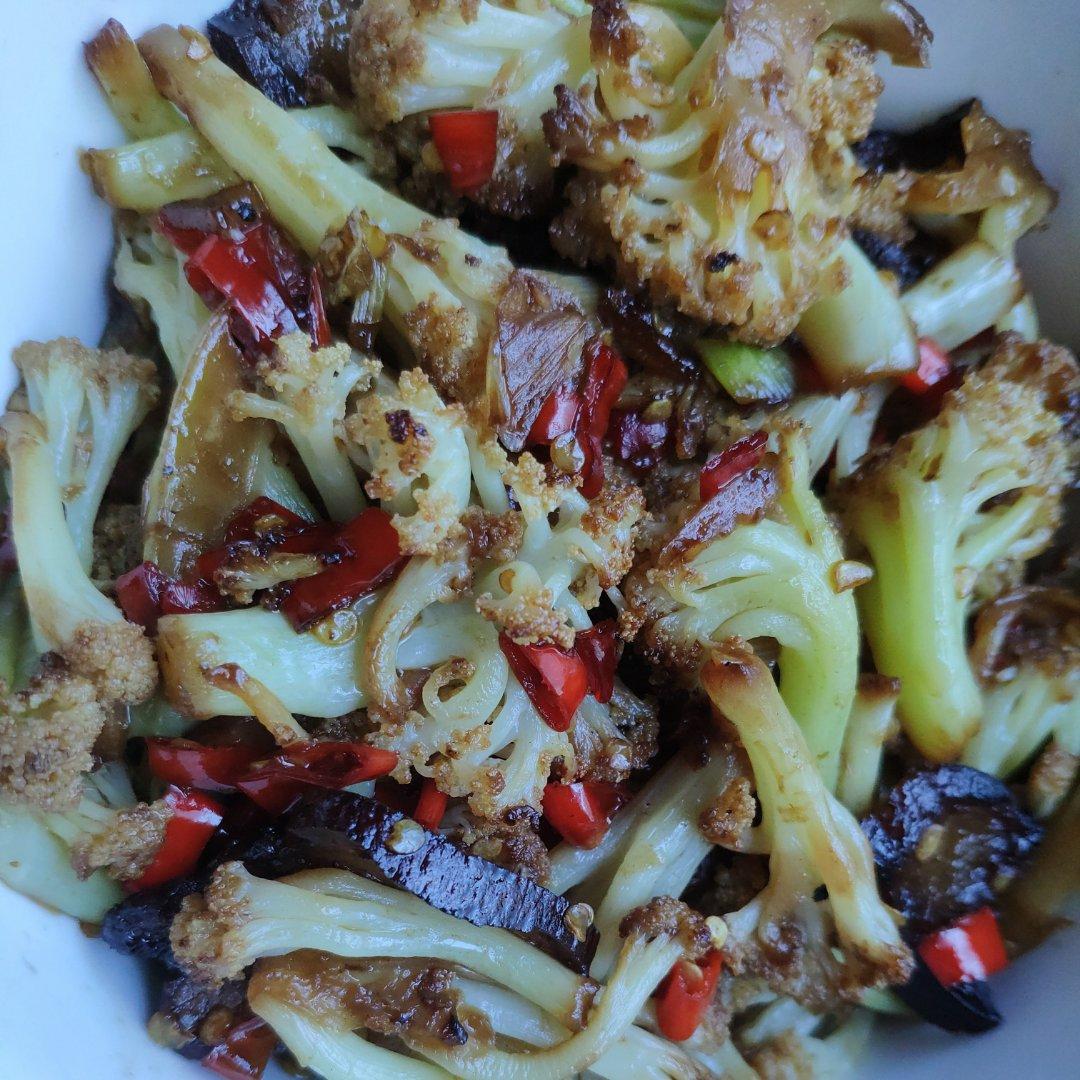 肉末香锅花菜