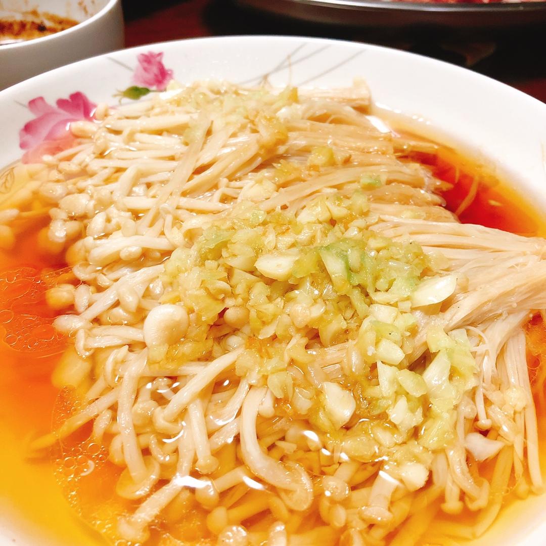 蒜蓉蒸金针菇