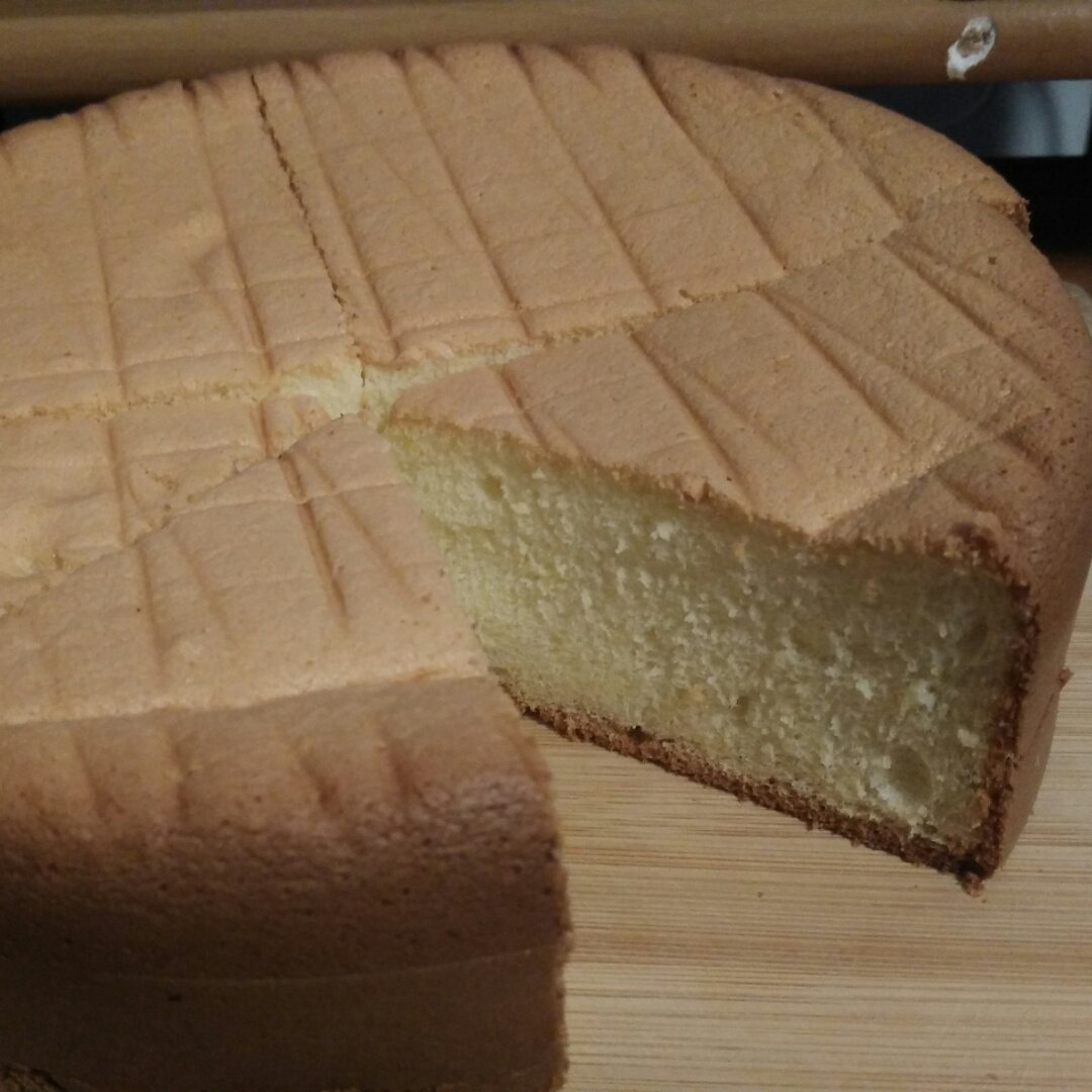 超好记八寸戚风蛋糕（后蛋法）