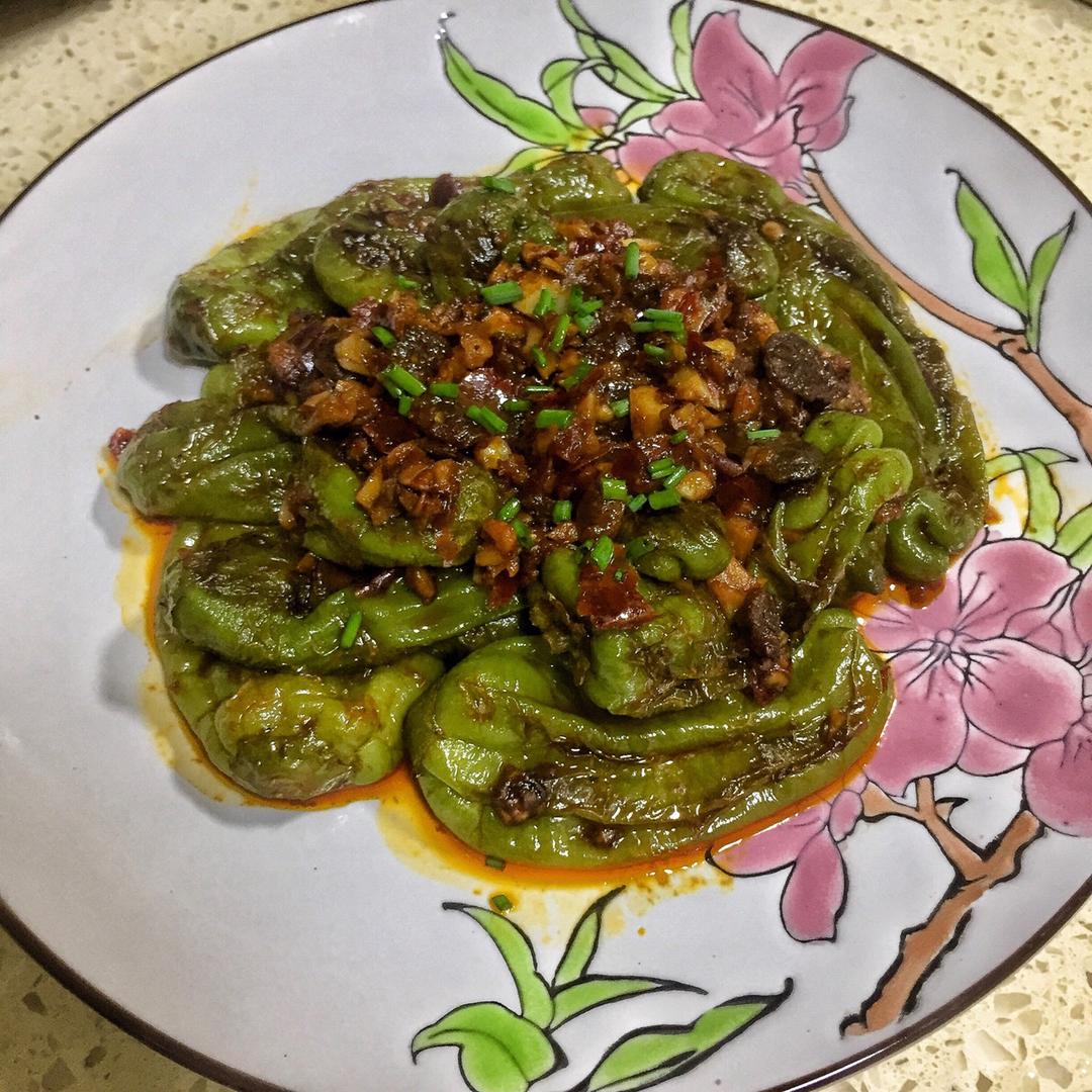 豆瓣虎皮青椒   快手菜