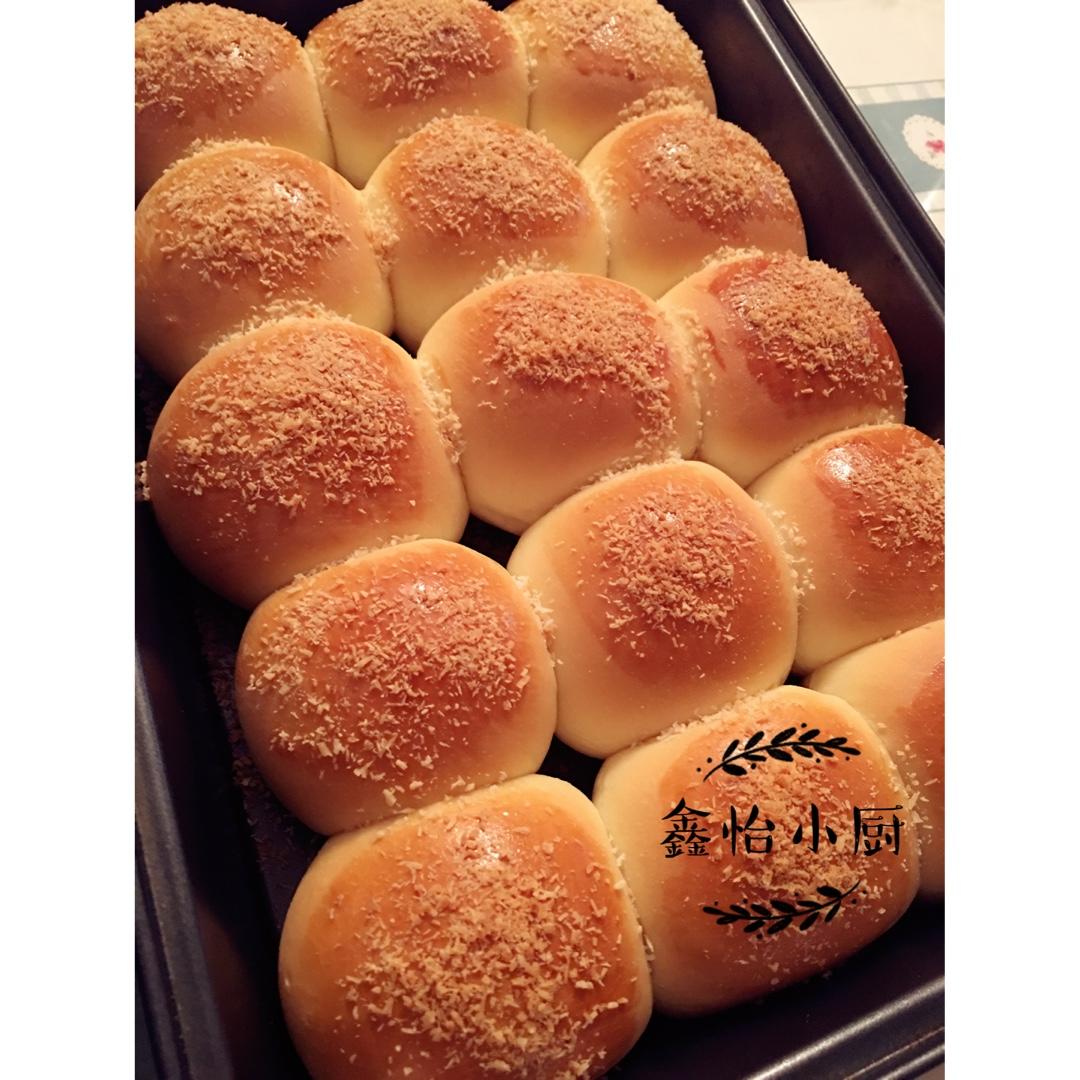 鲜奶油小餐包（一次发酵）