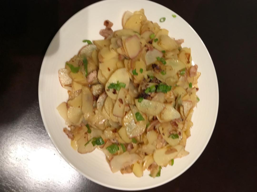 家常炒土豆片