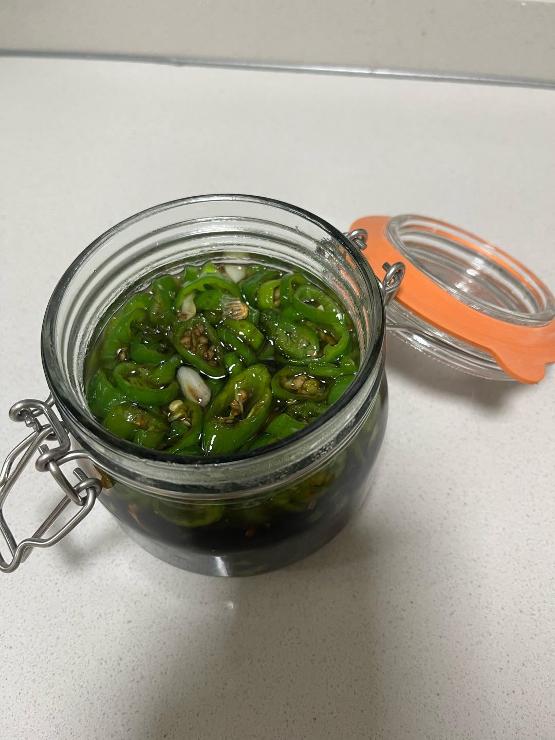 【早餐店必备】正宗酱油腌辣椒圈🌶