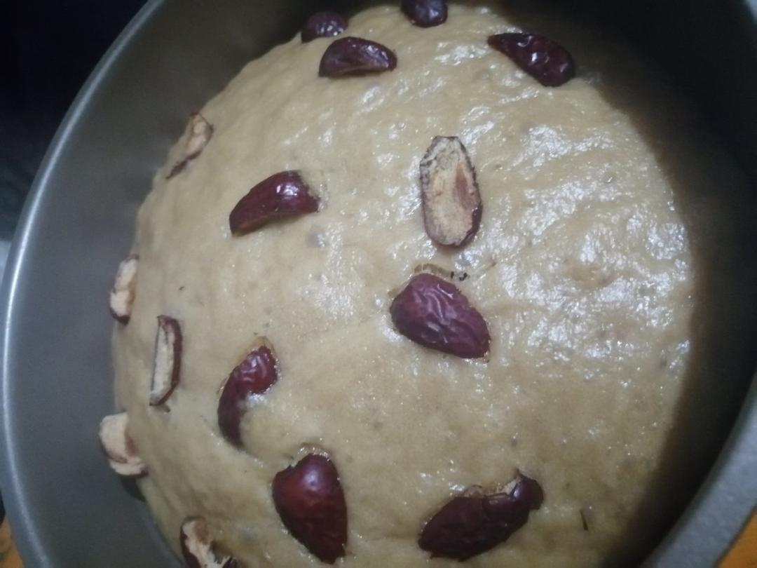 红糖红枣发糕