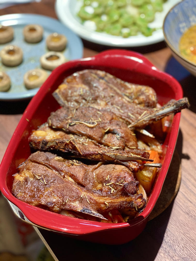 超好吃的烤羊排烤箱版