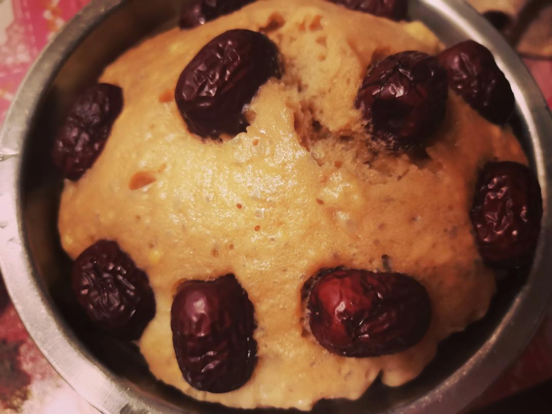 黑糖红枣大发糕