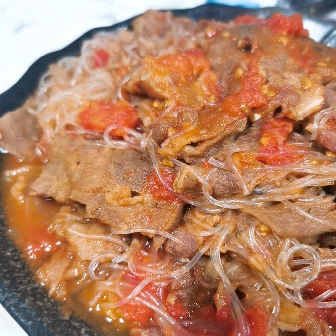 番茄金针菇肥牛