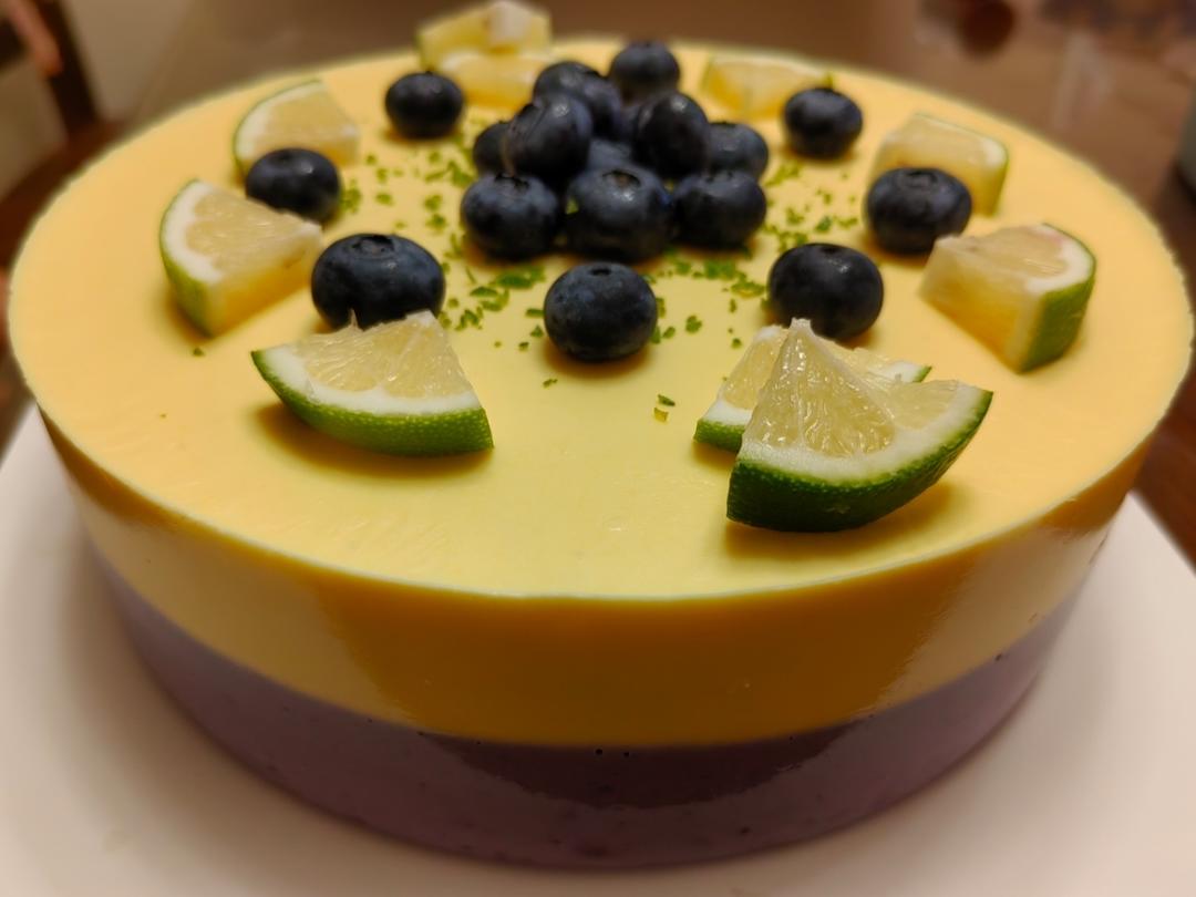 比冰淇淋还好吃❗️入口即化的蓝莓酸奶慕斯