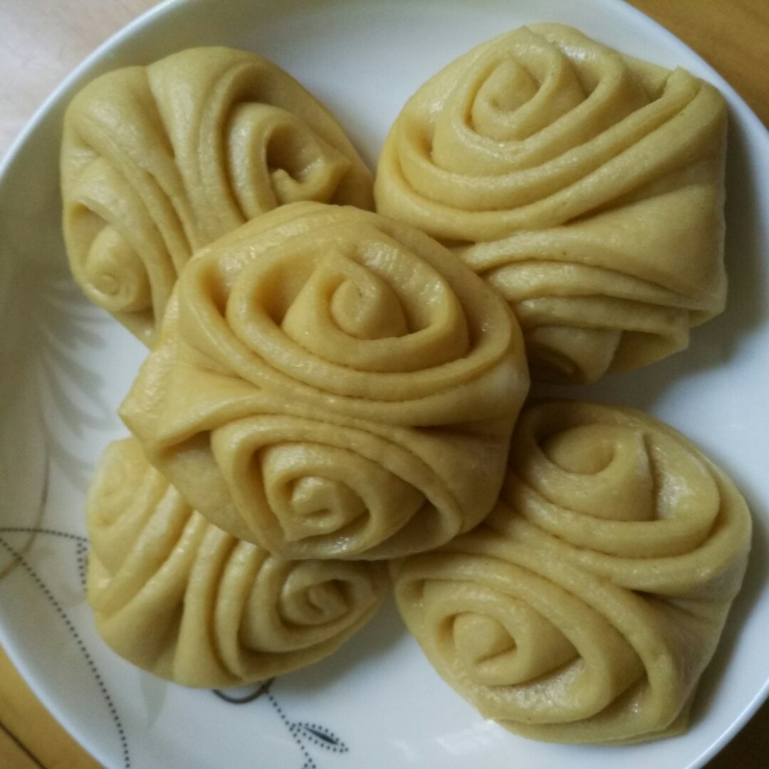 南瓜花卷馒头
