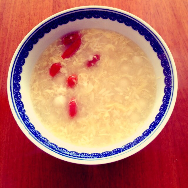 蛋花酒酿圆子