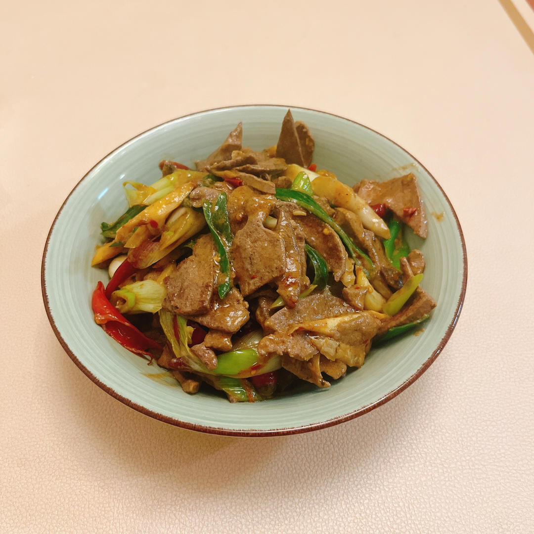 这样炒的猪肝鲜嫩入味，一点都不腥，特别好吃😋
