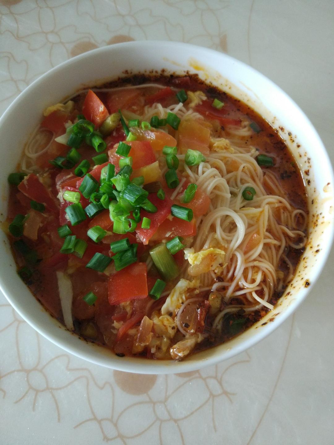 西红柿鸡蛋炝锅面