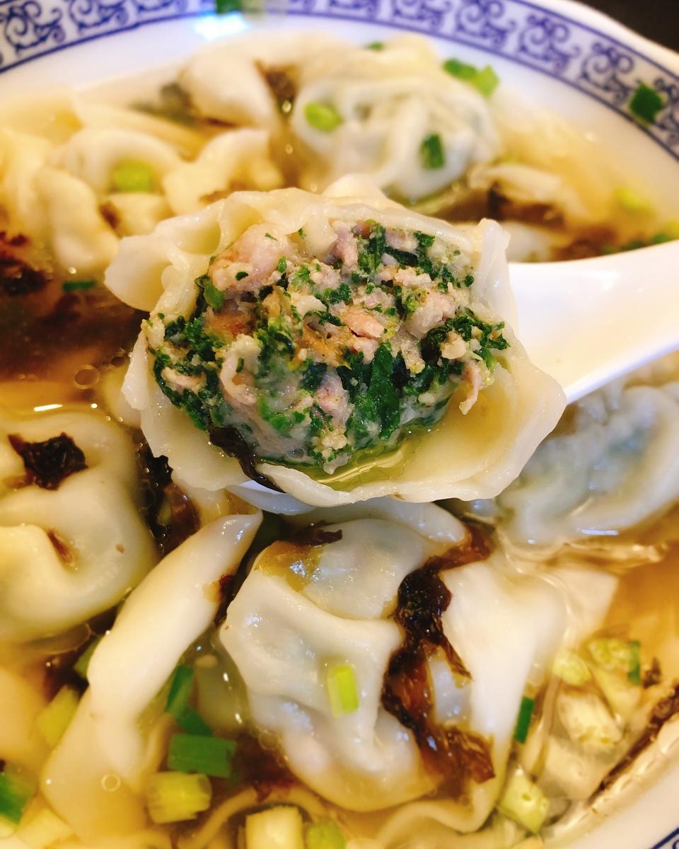 肉不柴的馄饨馅