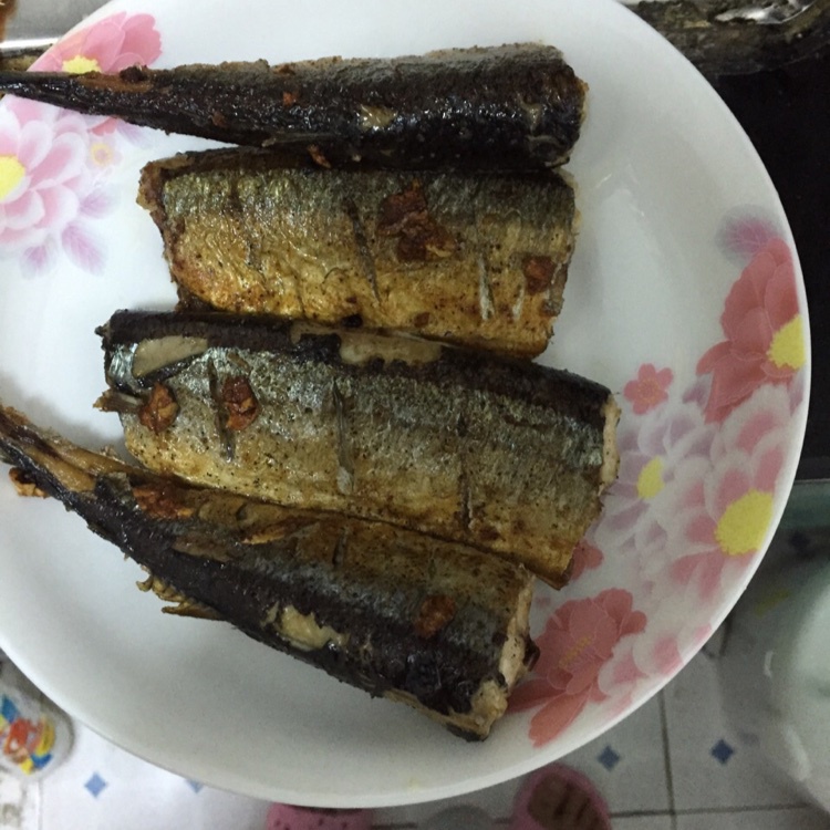 香煎秋刀鱼