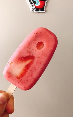 夏日透心凉草莓冰棍的做法 步骤6