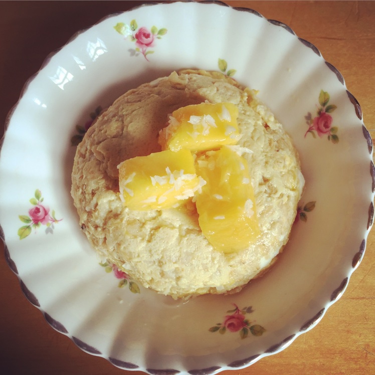 奶香芒果炖蛋